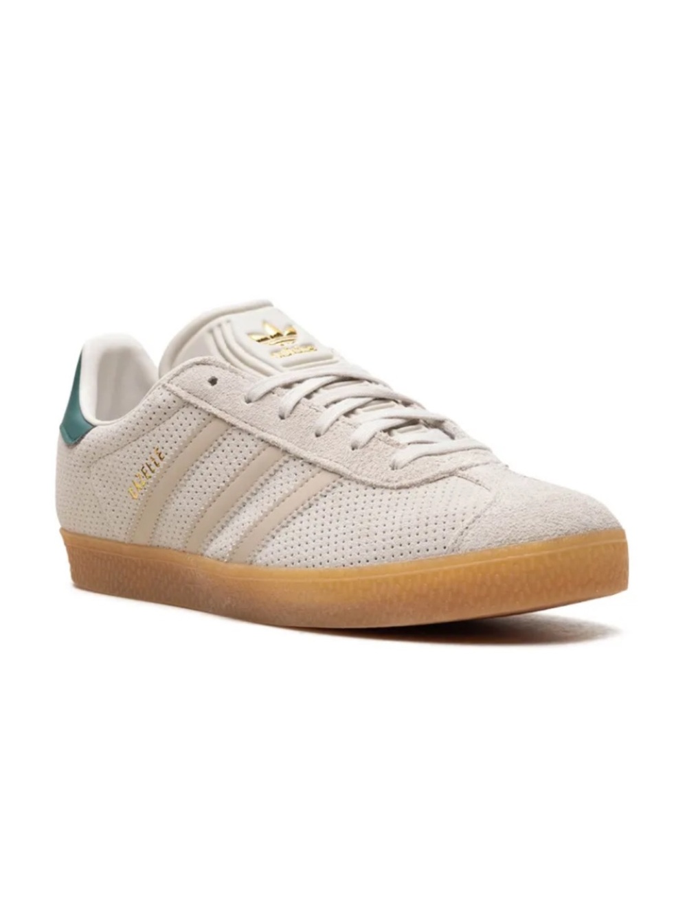 ADIDAS Junior Gazelle "Wonder Beige/Green" Sneakers 6.5 NEW